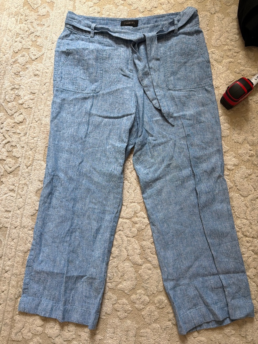 Talbots Linen chambray pants